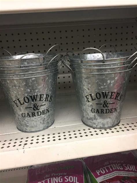 Galvanized Bucket Dollar Tree