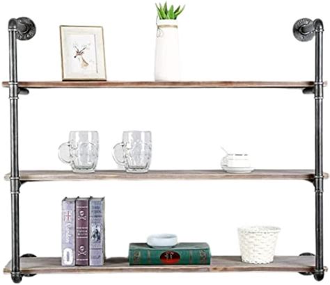 Galvanized Pipe Floating Shelves