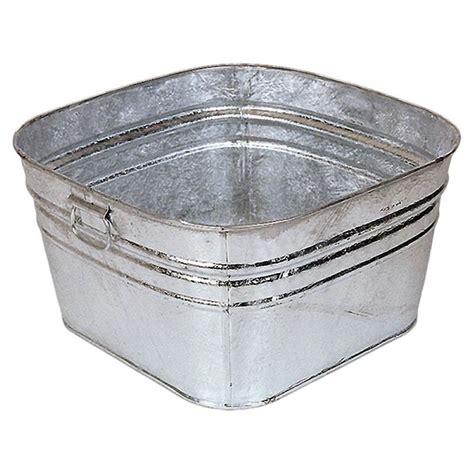 Galvanized Tub Square