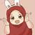 gambar anime muslimah cute