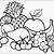 gambar buah buahan kartun untuk diwarnai