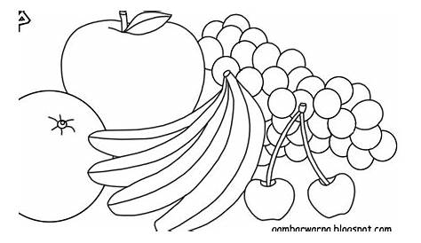 Gambar Buah Untuk Diwarnai