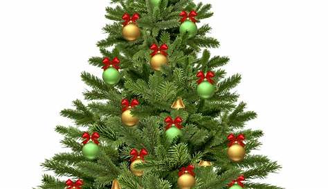 Gambar Christmas Tree Decorated PNG All