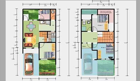 Gambar Denah Rumah Minimalis 2 Lantai Lengkap Denah Rumah Desain | Porn