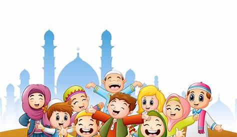 Gambar Anak Muslim Kartun Mewarnai - IMAGESEE