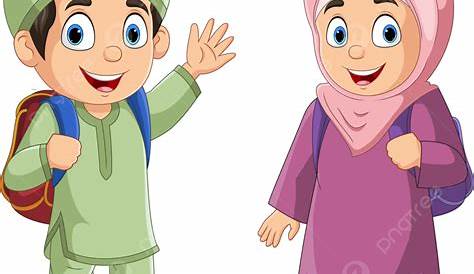 Background Kartun Anak Muslim – Gudang Materi Online
