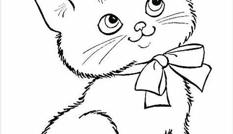 Gambar Mewarnai Kucing Untuk Anak SD,TK dan PAUD