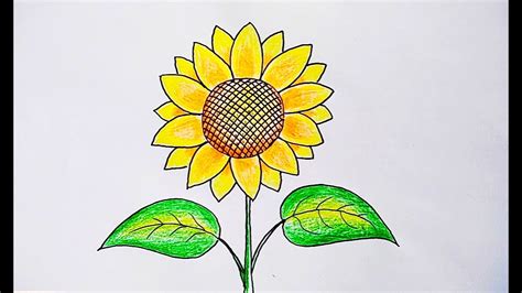17+ Lukisan Bunga Matahari Rudi Gambar