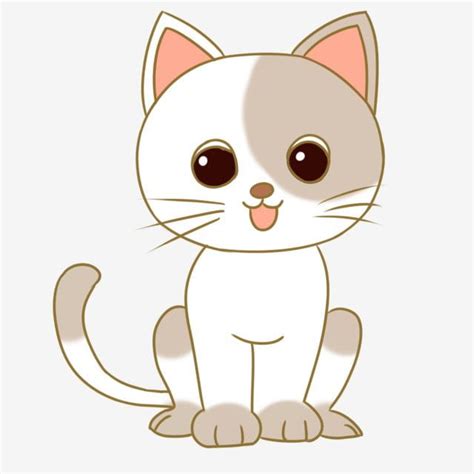 Gambar Lukisan Kartun Kucing Comel