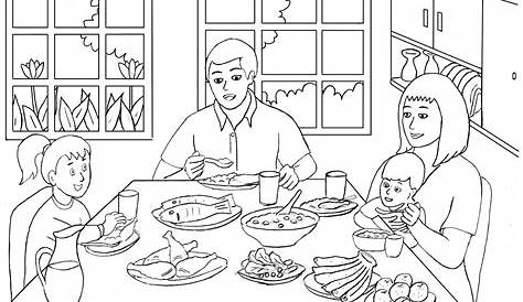Gambar Kartun Makan Di Meja Makan - Design Rumah Minimalisss