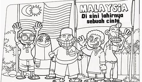 Gambar Mewarna Malaysia Prihatin