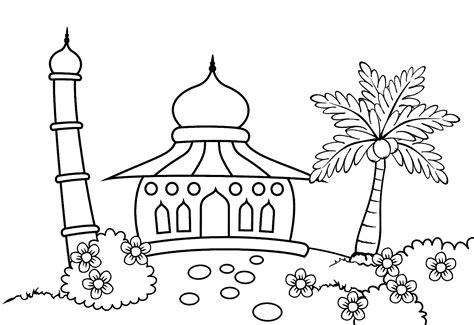 Coloring Pages For Islamic Preschool Children