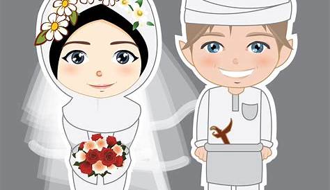 kartun muslimah kacamata | Kartun, Animasi, Ilustrasi karakter