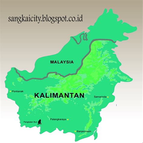Gambar Pulau Kalimantan: Menjelajahi Keindahan Pulau Terbesar Di Indonesia
