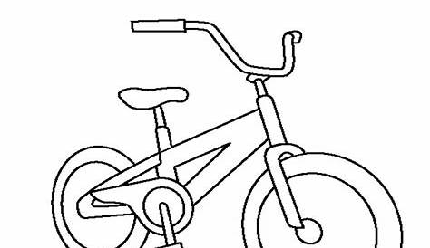 Cara Menggambar Sepeda Anak Tk : Gambar Mewarnai Sepeda Untuk Anak Paud