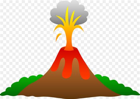 gambar animasi gunung berapi