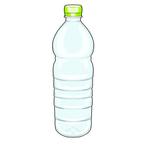 gambar botol plastik dan gelas transparan