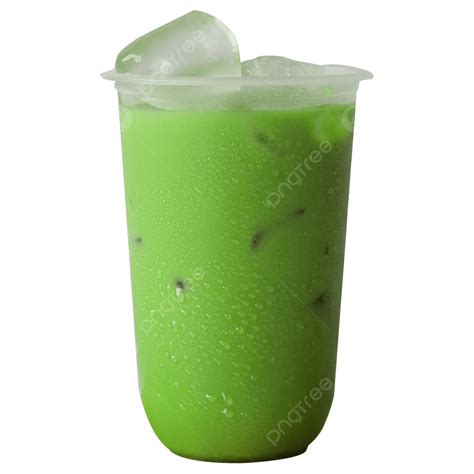 gambar es teh hijau