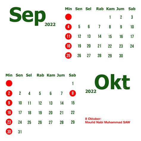 gambar kalender bulan september 2022