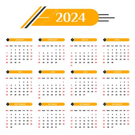 gambar kalender tahun 2024