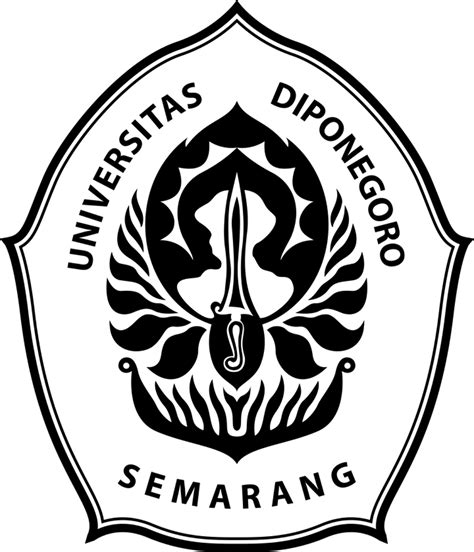 gambar logo undip hitam putih