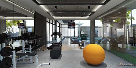 Gambar Rumah Minimalis dengan Desain Kamar Gym yang Motivatif