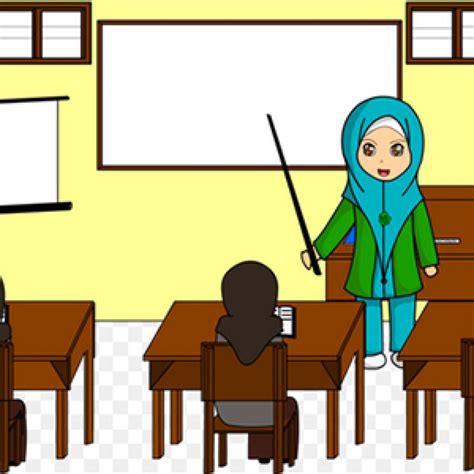 gambar seorang guru sedang mengajar