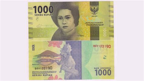 gambar uang kertas seribu rupiah