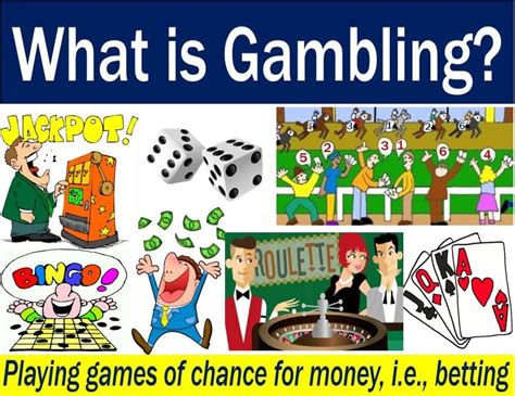 gambling meaning in english