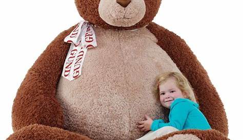Giant Teddy Bear in Big Box Fully Stuffed & Ready to Hug Huge 5-foot