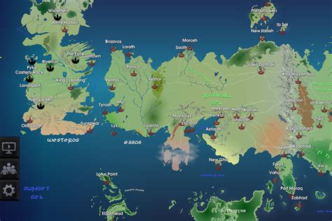 Game Of Thrones Interactive Map App