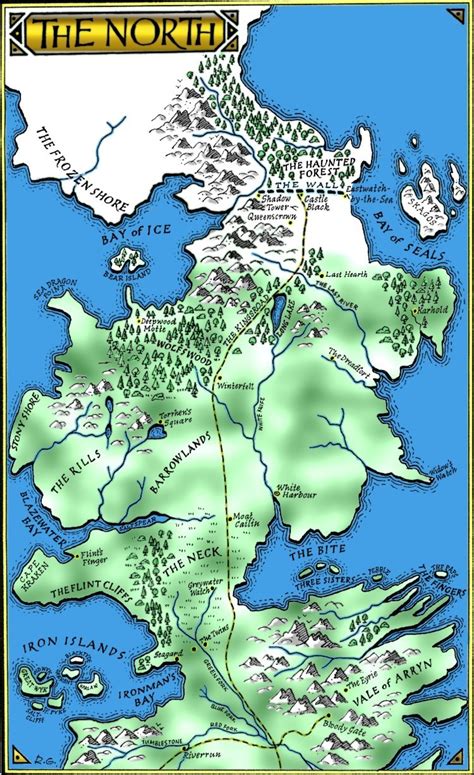 Game Of Thrones Map North