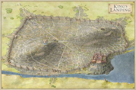 Game Of Thrones Map Of Kings Landing