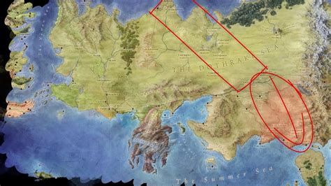 Game Of Thrones Map Qarth