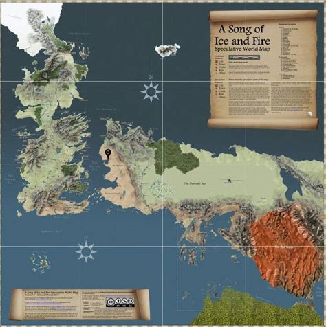 Game Of Thrones Map Vs Real World
