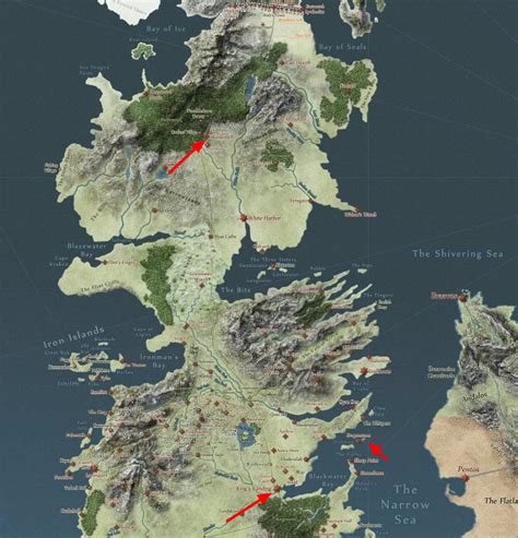 Game Of Thrones Map Winterfell