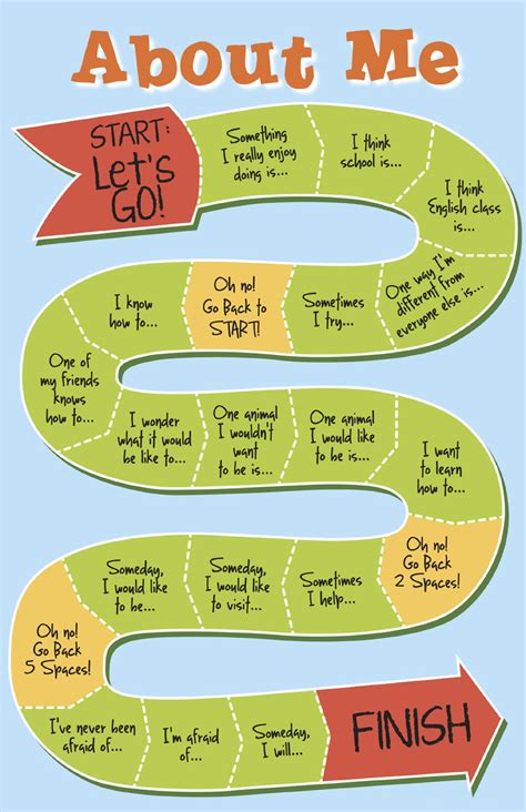 Game Board In Esl Class