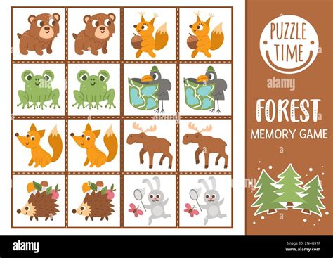 Game Cards Printable Forest