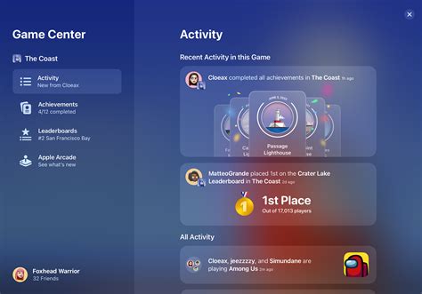 game center app for windows