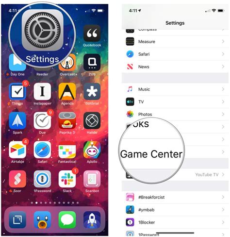 game center iphone