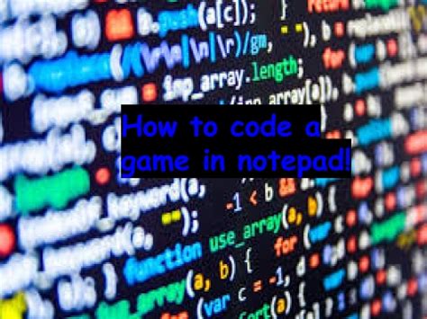 Game Codes For Notepad