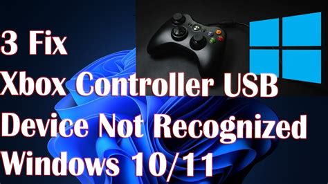 Game Controller Usb Device Not Recognized