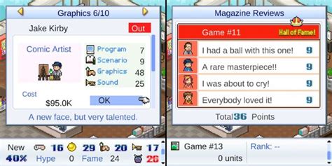 Game Dev Story Plus Combos