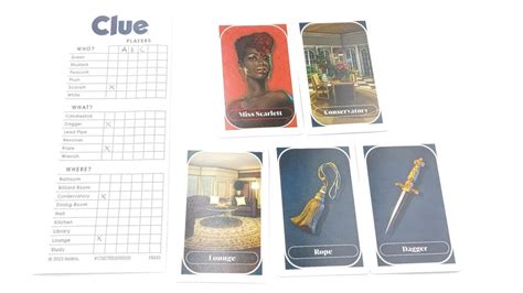 Game Instructions For Clue