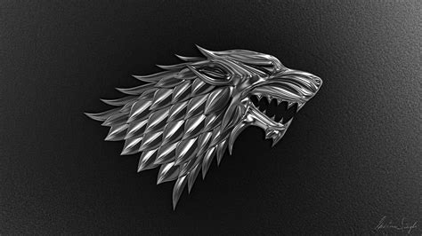 game of thrones wolf logo