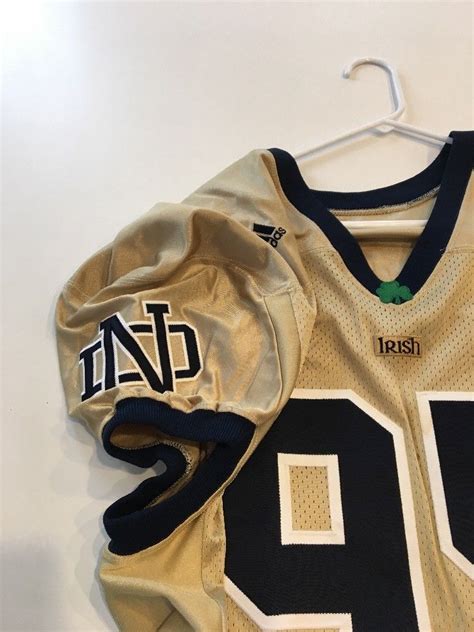 game worn notre dame football jersey