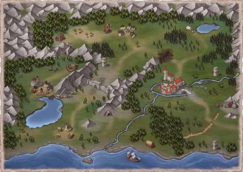 ArtStation Fantasy Map Creator 2 Game Assets