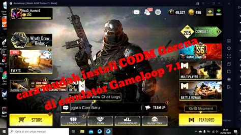 gameloop codm garena