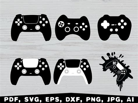 Download gamer-svg-bundle-gamer-controller-split SVG