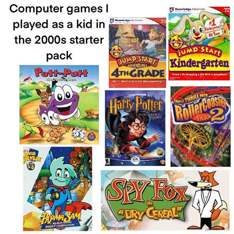 games 2000s kids played